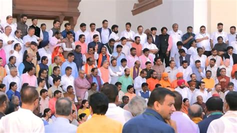 Lok Sabha Rajya Sabha Mps Gather For Group Photo India Today