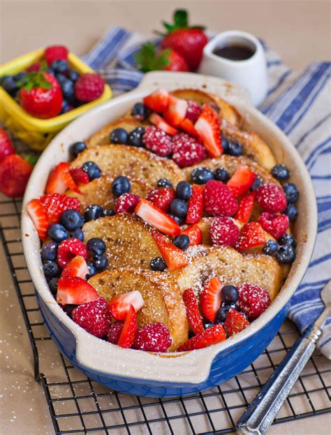 Baked Berry French Toast Recipe (video) - Tatyanas Everyday Food