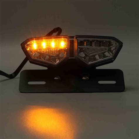 Nouveau V Moto Led Feu Stop Feu Clignotant Plaque D