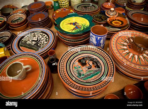 Galeria Bernabe Ceramics Tonala Guadalajara Jalisco Mexico Stock