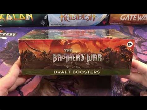 Brothers War Draft Booster Box Full Opening Unboxing Magic The