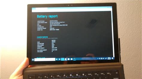 Microsoft Surface Pro How To Check For Battery Health Report Youtube