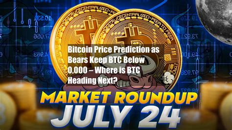 Bitcoin Price Prediction As Bears Keep Btc Below Where Is Btc