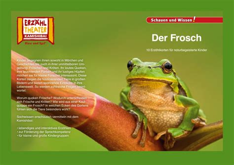 Der Frosch Kamishibai Bildkarten Buch Hase Und Igel Verlag