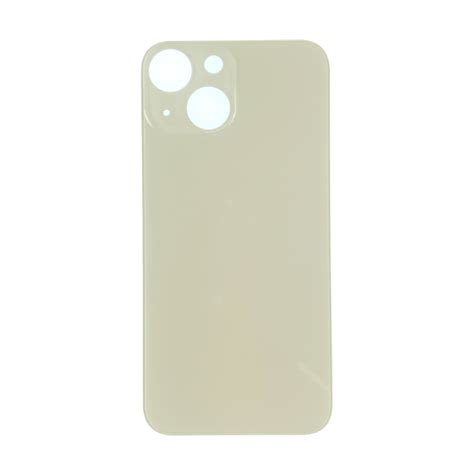 Iphone 13 Mini Back Glass With 3m Pre Cut Adhesive No Logo Large Camera Hole Starlight