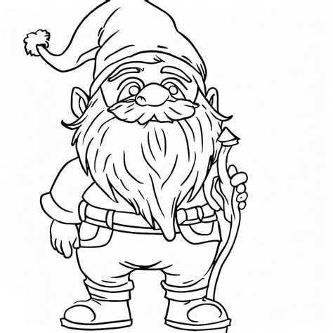 Coloriage Gnome à imprimer sur ColoriageEnfant