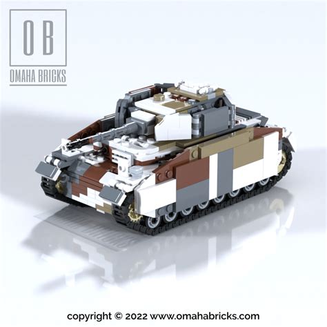 Panzer IV Ausf D. Winter Camo – OmahaBricks