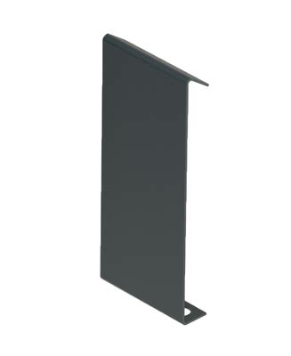 Jonction droite pour profilé de finition 70 mm laqué gris anthracite