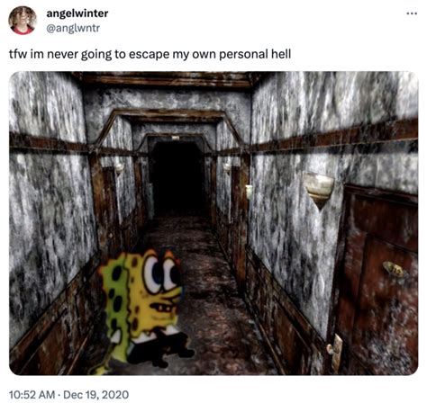 Spongebob In Silent Hill Aw Hell Naw Spunch Bob Spongebob In Silent Hill Aw Hell Naw