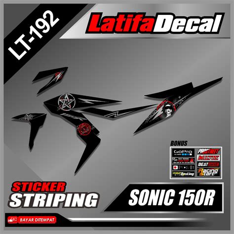 Jual Lt Variasi Sticker Striping Transparan Variasi Honda Sonic