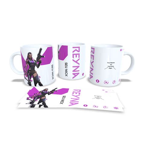 Caneca Personalizada Valorant Seu Nick E Sua Foto Shopee Brasil