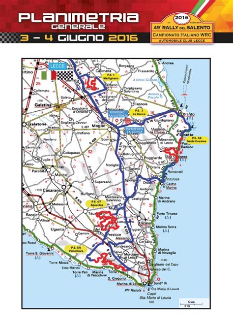 Rally Del Salento Elenco Iscritti Tabella Tempi E Distanze