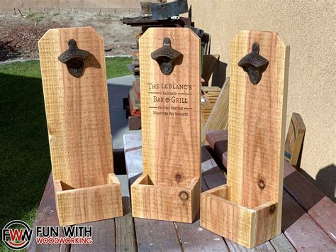 Shop Update How To Make Wall Mounted Bottle Openers With