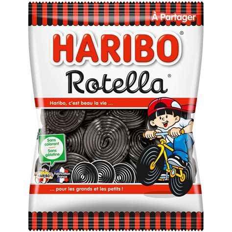 HARIBO Rotella bonbons à la réglisse 300g pas cher Auchan fr