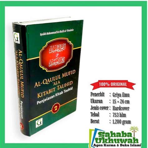 Promo Al Qaulul Mufid Ala Kitabit Tauhid Penjelasan Kitab Tauhid