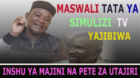 Majibu Ya Ustadh Shafii Kwa Mtangazaji Ya Simulizi Zone Tv Aliyetaka