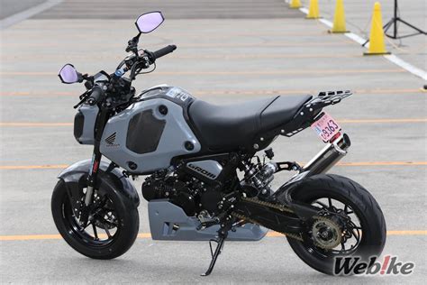 Gray Is Great Honda Grom Msx Custom By Gray Grom Lovers Webike