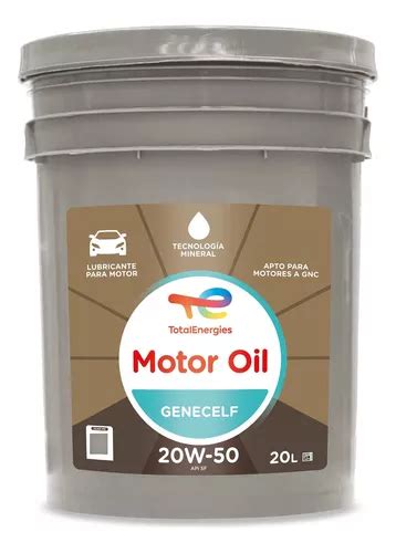 Total Motor Oil Genecelf W Aceite Motor Balde L Env O Gratis