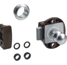 Hettich Meubelslot Push Lock Mini Bruin Zilver Kopen Hornbach