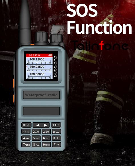 Talinfone Talinfone UV8600 Full Band Walkie Talkie Handy Air Police Two