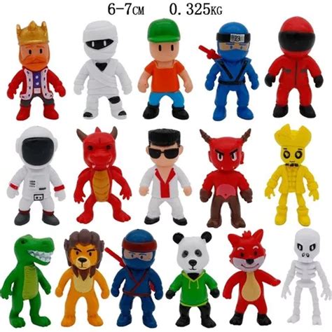 Kit 16 Bonecos Personagens Jogo Stumble Guys 7 Cm P entrega Frete grátis