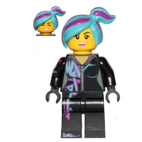 LEGO Movie Wyldstyle Minifig (with Blue Hair) - The Minifig Club