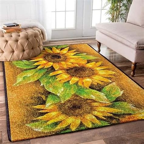 Sunflower Rug Spring Sunflower Area Rugs Carpet Living