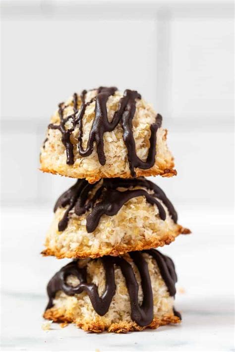 Healthy Coconut Macaroons Dairy Free And Sweetened With Honey