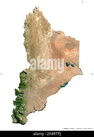 Neuquen Province Of Argentina High Resolution Satellite Map