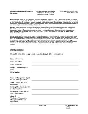 Fillable Online Portal Hud Consolidated Certifications Fax Email Print