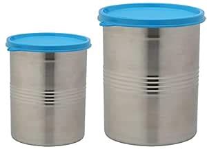 Buy Signoraware Modular Steel Container Round Ml Ml Set Of