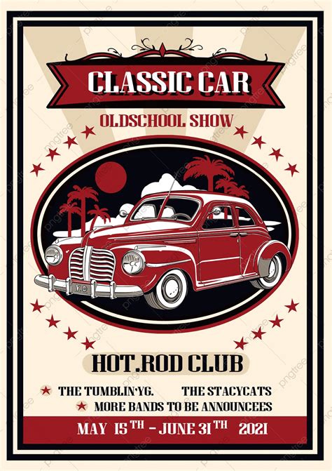 Classic Car Show Clipart