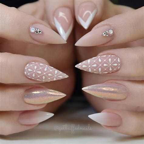 Uñas Nude Nails Stiletto Nails Pink Nails Coffin Nails Matte Nails Color Nails Gradient