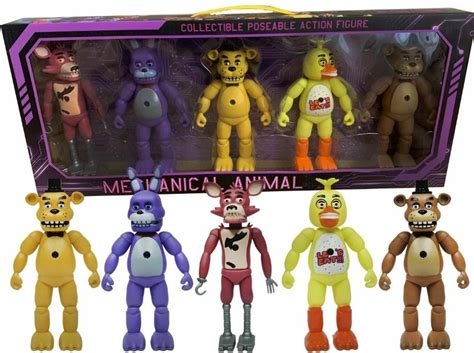 Популярные фнаф фигурки и роботы аниматроники игрушки 5в1/ Five Nights ...