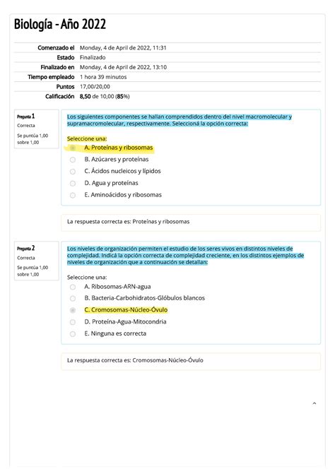 Autoevaluaci N De Tp Autoevalucion De Uno De Los Tp Pregunta