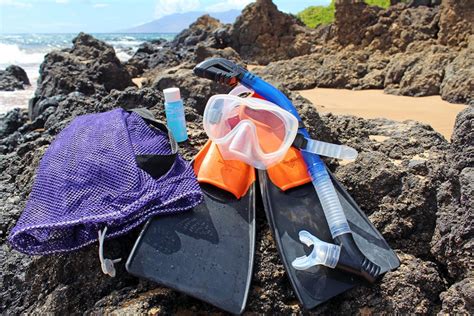 Snorkel Rentals Kihei And Wailea 50 Off Free Fins Auntie Snorkel