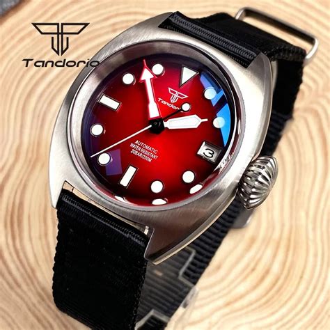 Tandorio Nh A Reloj Autom Tico De Buceo Para Hombre Y Mujer Doble C