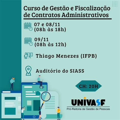 Curso De Gest O E Fiscaliza O De Contratos Administrativos Est