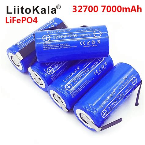 LiitoKala 3 2V 32700 7000mAh 6500mAh LiFePO4 Batte Grandado