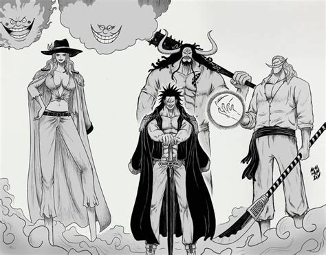 @achmunzav on Instagram: "‎ Rocks D. Xebec and The Commanders #onepiece ...