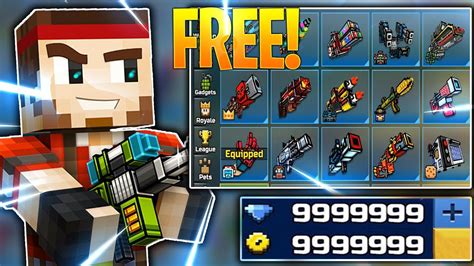 Pixel Gun 3D Hack Mod 16 4 1 Unlimited Coins And Gems Max Level All