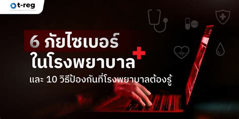 6 ภัยไซเบอร์ในโรงพยาบาลและ 10 วิธีป้องกันที่โรงพยาบาลต้องรู้