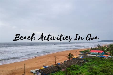 Beach Activities In Goa - Road to Taste