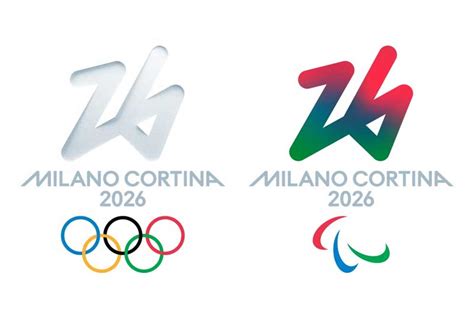 Milan Cortina 2026 Winter Olympics and Paralympics winning logos ...