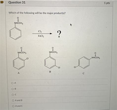 Solved Question Ptswhich Of The Following Will Be The Chegg