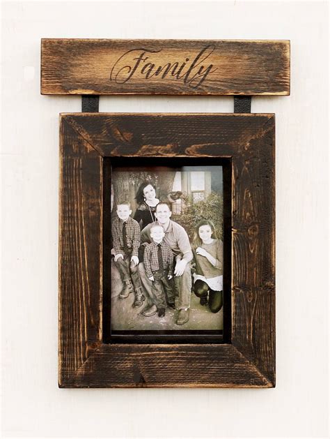 Rustic Wood Picture Frame 5x7 Picture Frame Southwestern Etsy