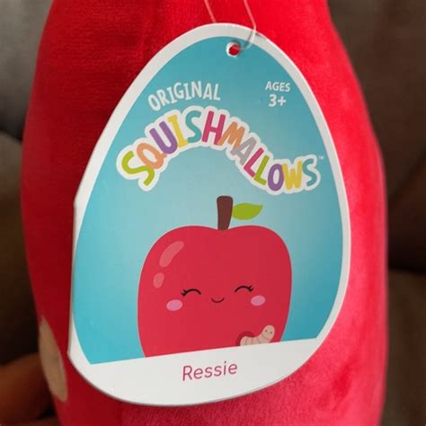 Squishmallows Toys Ressie The Apple 8 In Squishmallow Poshmark