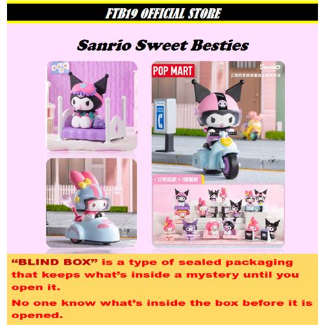 Pop Mart Sanrio Characters Sweet Besties Together Series Blndbox 泡泡玛特 三丽鸥家族闺蜜甜心系列盲盒 Shopee