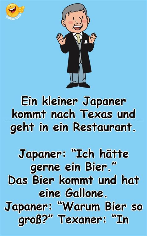 Lange Witz • Ein Kleiner Japaner Kommt Nach Texas Und Geht In Ein