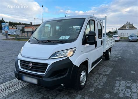 Fiat Ducato Brygad Wka Doka Miejsc Skrzynia Flatbed Truck